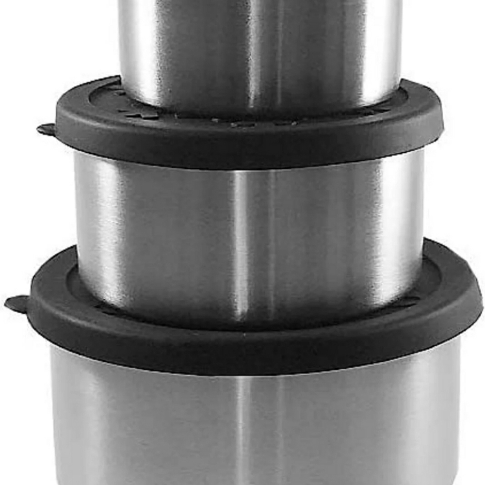 3 Piece Stainless Steel Container Set - Picture 6 of 7